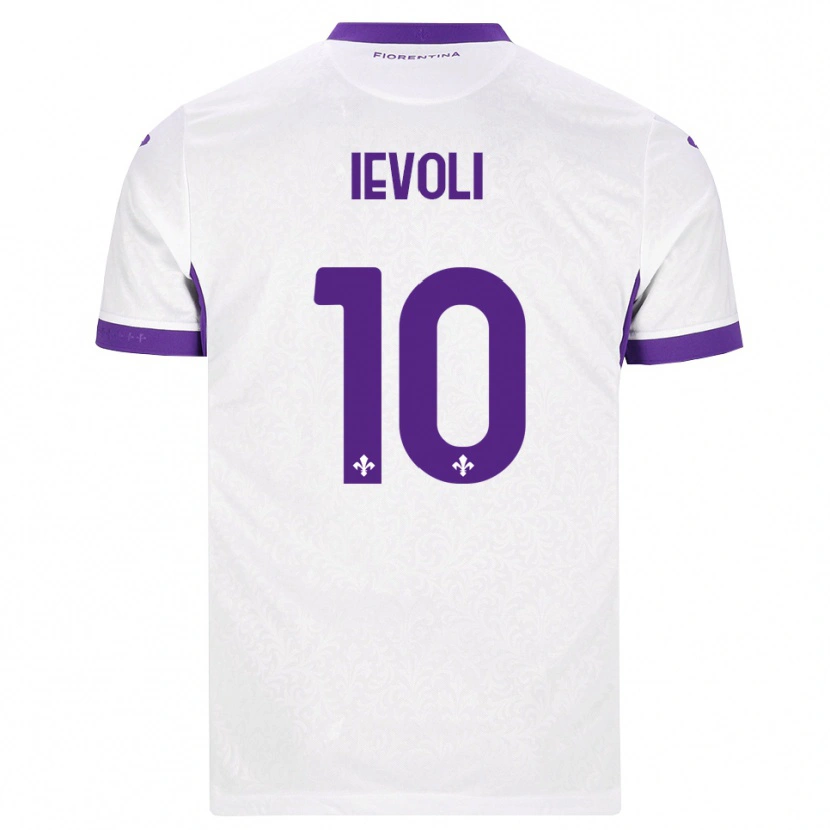 Danxen Mujer Camiseta Mattia Ievoli #10 Blanco Morado 2ª Equipación 2026/27 La Camisa México