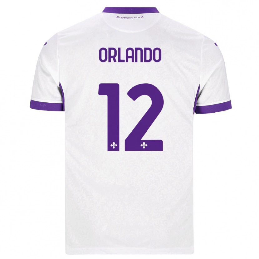 Danxen Mujer Camiseta Giulio Orlando #12 Blanco Morado 2ª Equipación 2026/27 La Camisa México