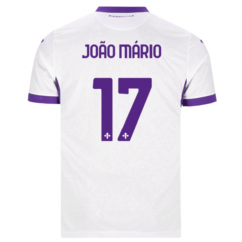 Danxen Mujer Camiseta João Mário #17 Blanco Morado 2ª Equipación 2026/27 La Camisa México