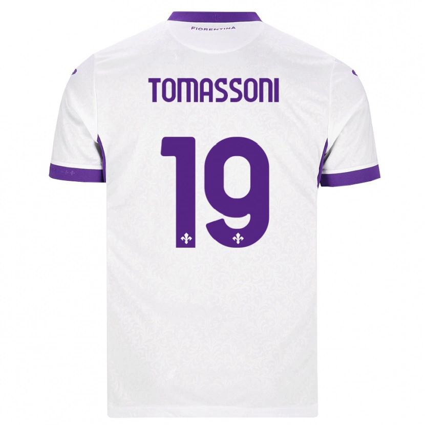 Danxen Mujer Camiseta Emma Tomassoni #19 Blanco Morado 2ª Equipación 2026/27 La Camisa México