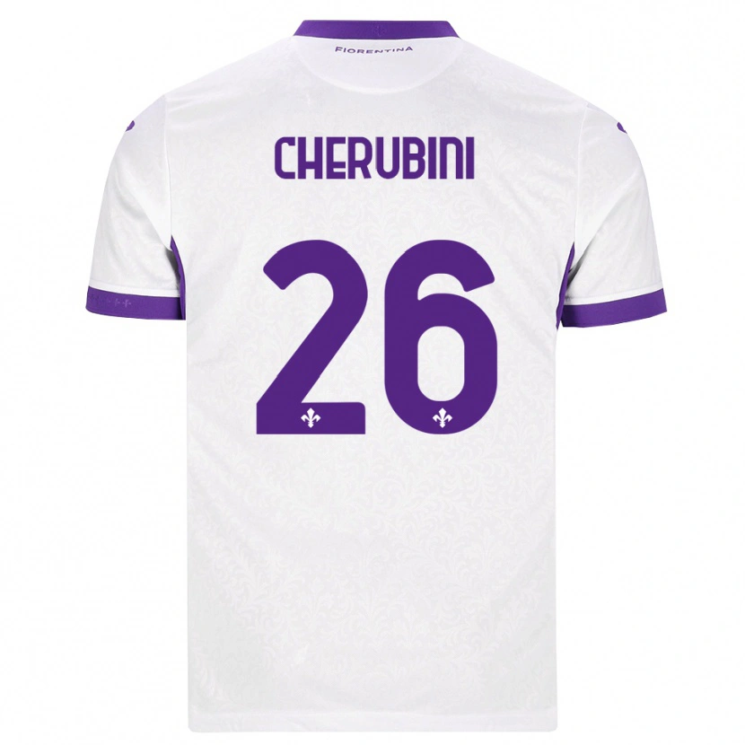 Danxen Mujer Camiseta Maya Cherubini #26 Blanco Morado 2ª Equipación 2026/27 La Camisa México