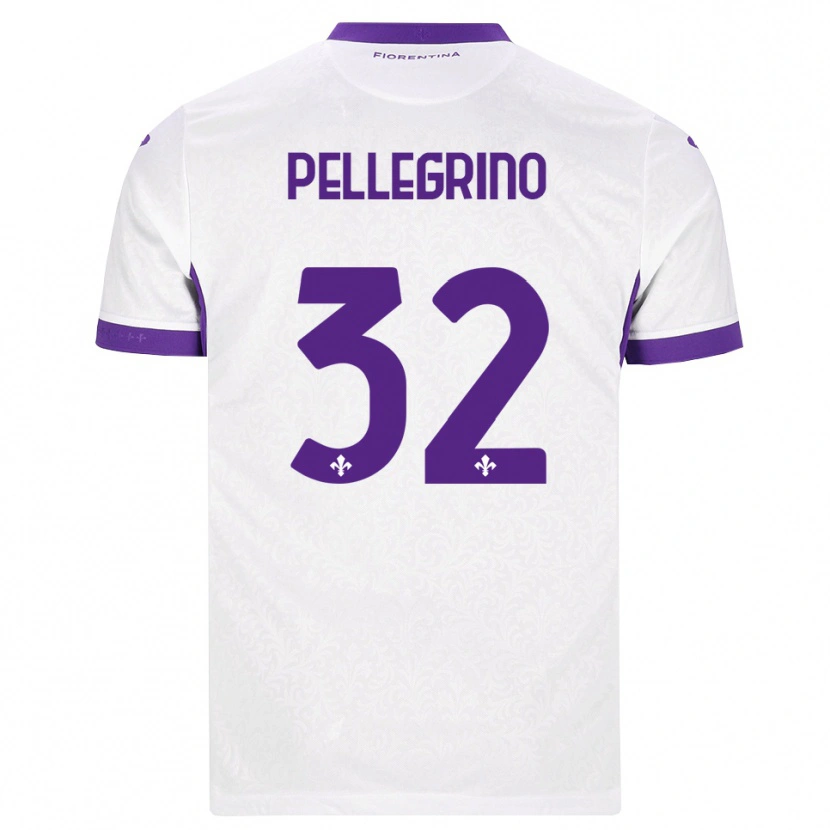 Danxen Mujer Camiseta Mateo Pellegrino #32 Blanco Morado 2ª Equipación 2026/27 La Camisa México