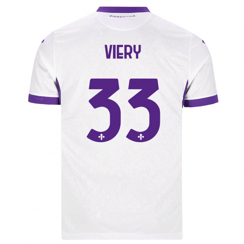 Danxen Mujer Camiseta Viery Fernandes Santos Lopes #33 Blanco Morado 2ª Equipación 2026/27 La Camisa México
