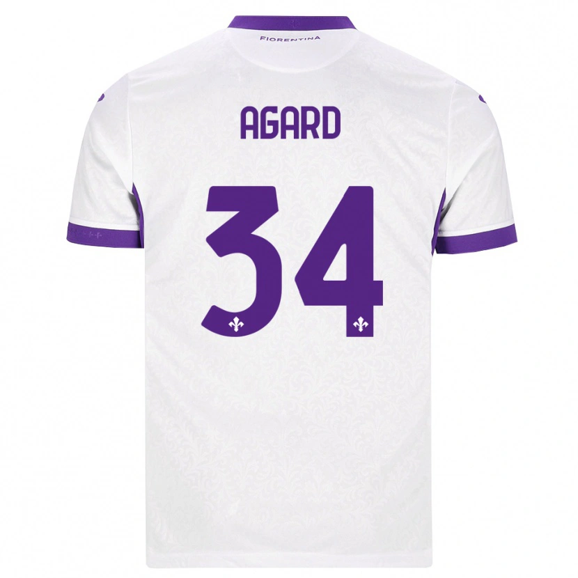 Danxen Mujer Camiseta Laura Agard #34 Blanco Morado 2ª Equipación 2026/27 La Camisa México