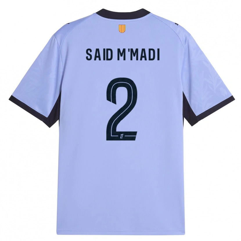Danxen Mujer Camiseta Yakine Said M'madi #2 Lavanda Negro Equipación Tercera 2026/27 La Camisa México