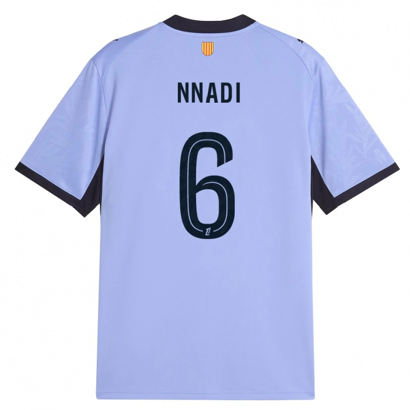 Danxen Mujer Camiseta Tochukwu Nnadi #6 Lavanda Negro Equipación Tercera 2026/27 La Camisa México