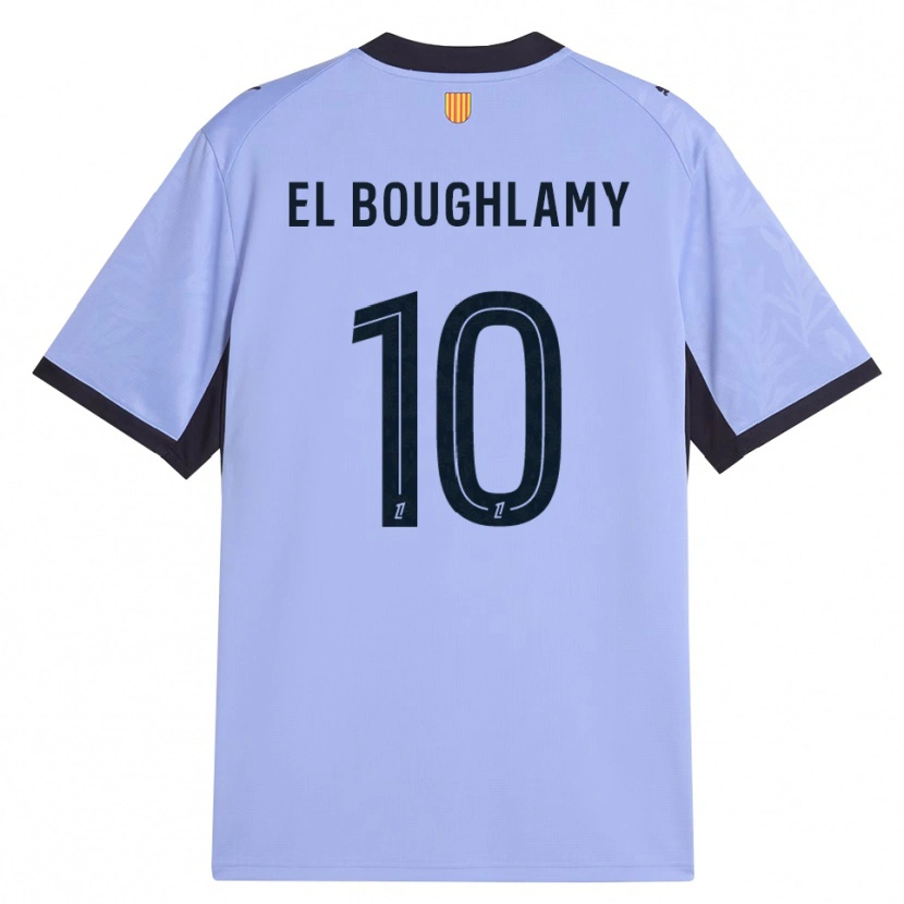 Danxen Mujer Camiseta Adam El Boughlamy #10 Lavanda Negro Equipación Tercera 2026/27 La Camisa México