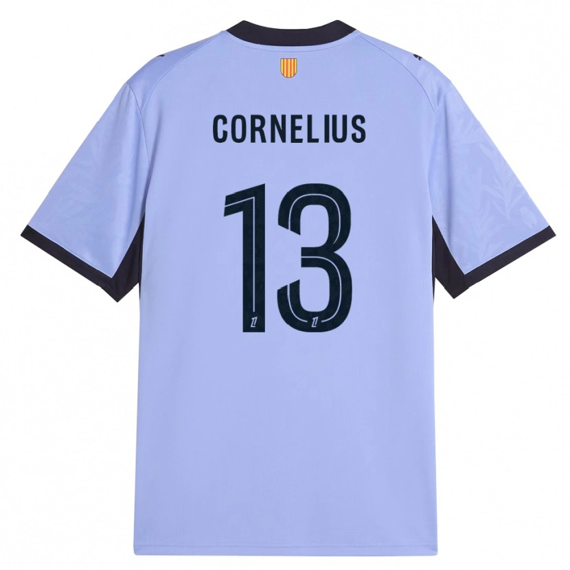 Danxen Mujer Camiseta Derek Cornelius #13 Lavanda Negro Equipación Tercera 2026/27 La Camisa México