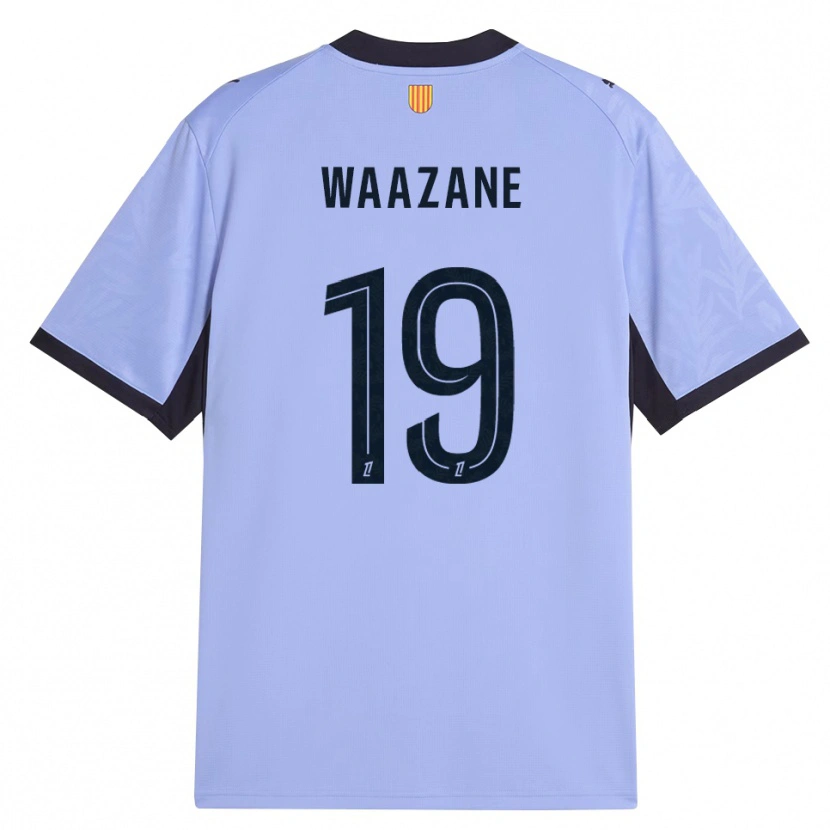 Danxen Mujer Camiseta Jassim Waazane #19 Lavanda Negro Equipación Tercera 2026/27 La Camisa México