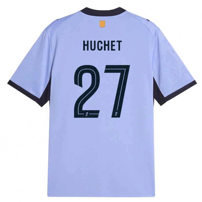 Danxen Mujer Camiseta Sarah Huchet #27 Lavanda Negro Equipación Tercera 2026/27 La Camisa México