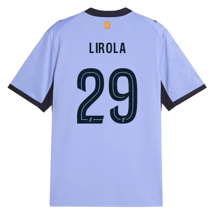 Danxen Mujer Camiseta Pol Lirola #29 Lavanda Negro Equipación Tercera 2026/27 La Camisa México