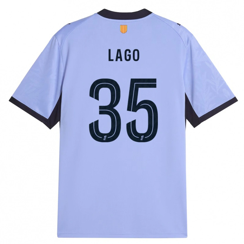 Danxen Mujer Camiseta Ange Lago #35 Lavanda Negro Equipación Tercera 2026/27 La Camisa México