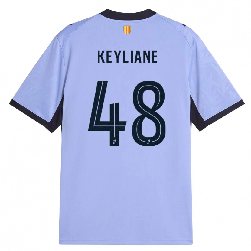 Danxen Mujer Camiseta Keyliane Abdallah #48 Lavanda Negro Equipación Tercera 2026/27 La Camisa México