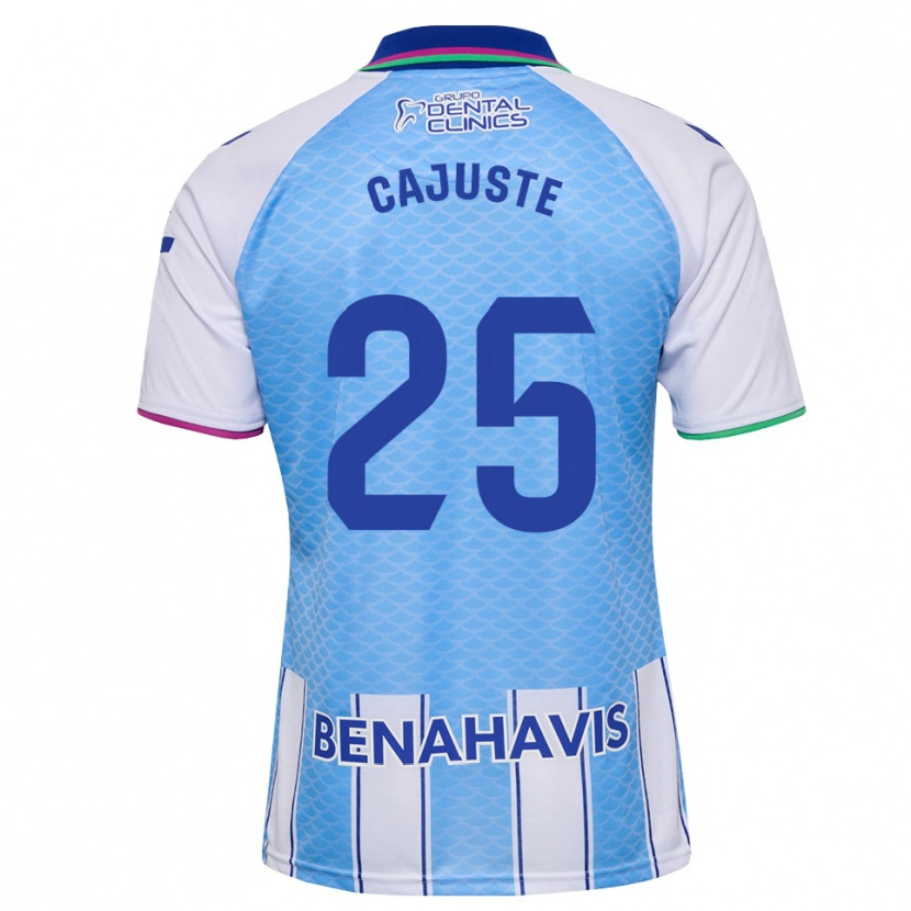 Danxen Mujer Camiseta Jens Cajuste #25 Azul Cielo Profundo Blanco 1ª Equipación 2026/27 La Camisa México