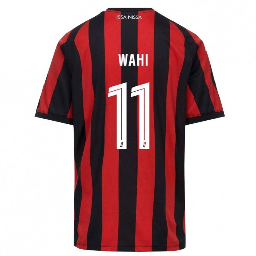 Danxen Mujer Camiseta Elye Wahi #11 Rojo Negro Blanco 1ª Equipación 2026/27 La Camisa México