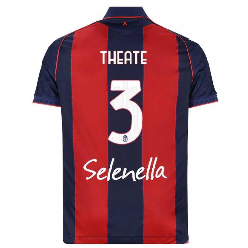Danxen Mujer Camiseta Arthur Theate #3 Azul Real Rojo Blanco 1ª Equipación 2026/27 La Camisa México
