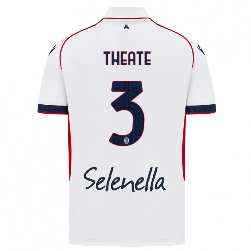 Danxen Mujer Camiseta Arthur Theate #3 Blanco Rojo Azul Real 2ª Equipación 2026/27 La Camisa México