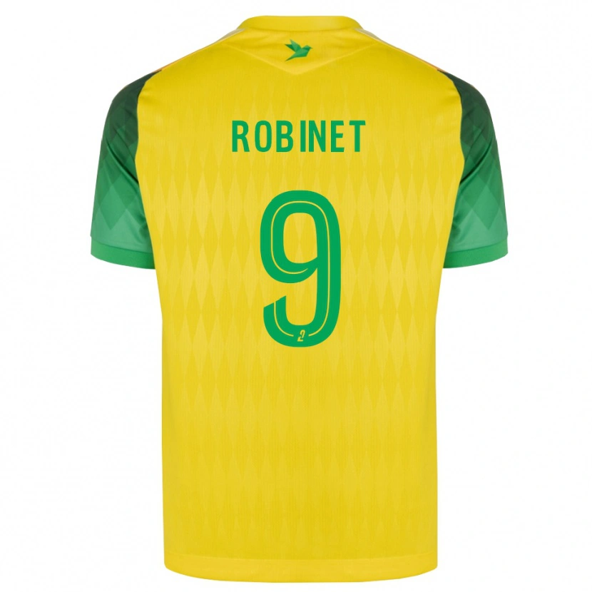 Danxen Mujer Camiseta Thomas Robinet #9 Amarillo Verde Rojo 1ª Equipación 2026/27 La Camisa México