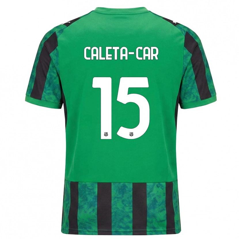 Danxen Niño Camiseta Duje Caleta-Car #15 Verde Negro Blanco 1ª Equipación 2026/27 La Camisa México