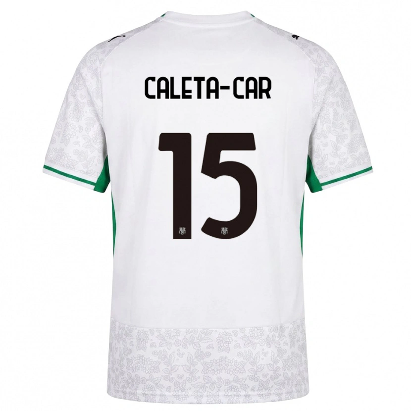 Danxen Niño Camiseta Duje Caleta-Car #15 Blanco Negro Verde 2ª Equipación 2026/27 La Camisa México