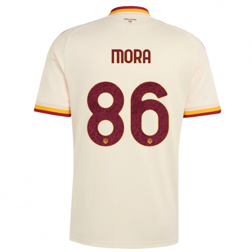 Danxen Niño Camiseta Rodrigo Mora #86 Champán Rojo Amarillo 2ª Equipación 2026/27 La Camisa México
