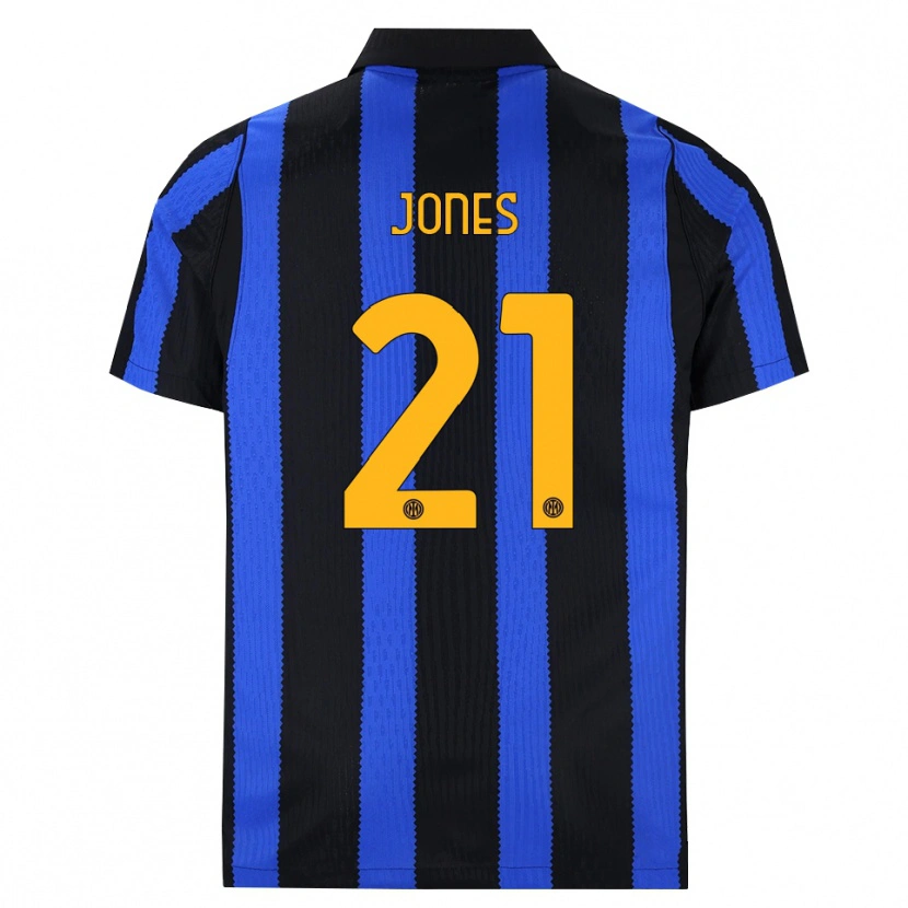 Danxen Niño Camiseta Curtis Jones #21 Negro Azul Amarillo 1ª Equipación 2026/27 La Camisa México