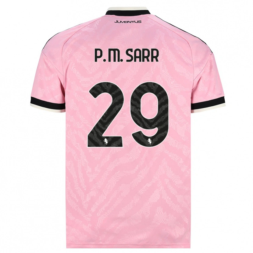 Danxen Niño Camiseta Pape Matar Sarr #29 Rosa Negro 2ª Equipación 2026/27 La Camisa México