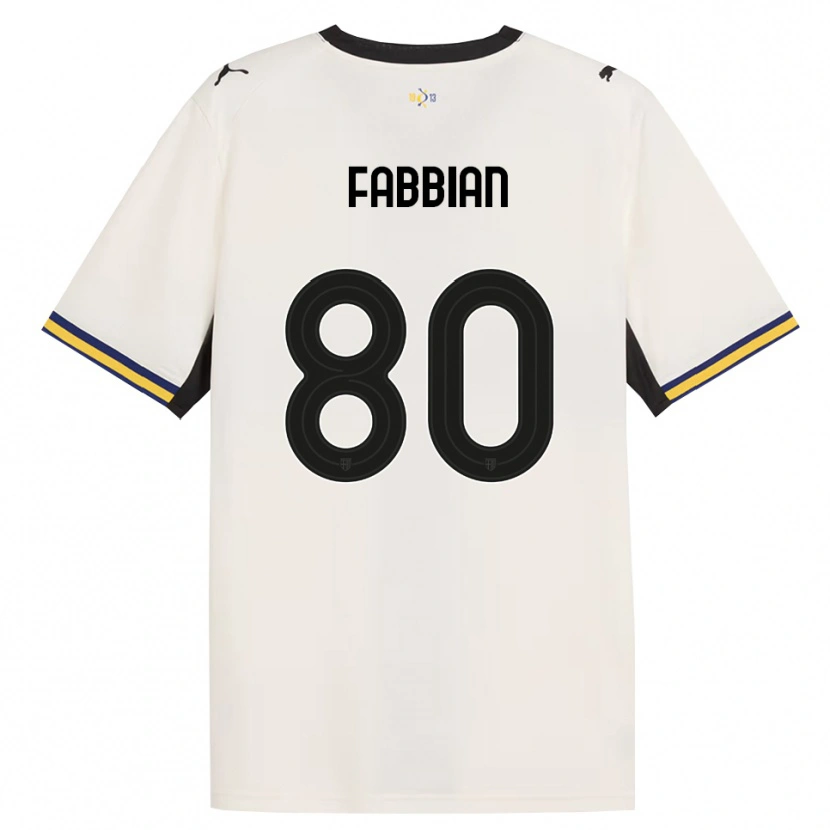 Danxen Niño Camiseta Giovanni Fabbian #80 Blanco Roto Negro Amarillo 1ª Equipación 2026/27 La Camisa México