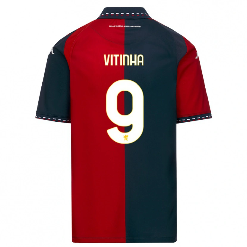 Danxen Niño Camiseta Vítor Manuel Carvalho Oliveira #9 Rojo Negro Blanco 1ª Equipación 2026/27 La Camisa México