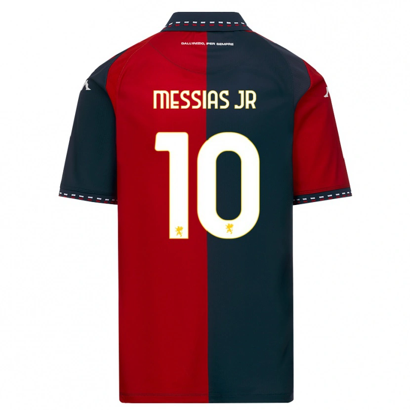 Danxen Niño Camiseta Junior Messias #10 Rojo Negro Blanco 1ª Equipación 2026/27 La Camisa México