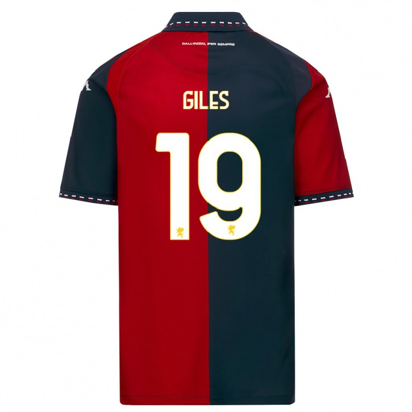 Danxen Niño Camiseta Heidi Giles #19 Rojo Negro Blanco 1ª Equipación 2026/27 La Camisa México