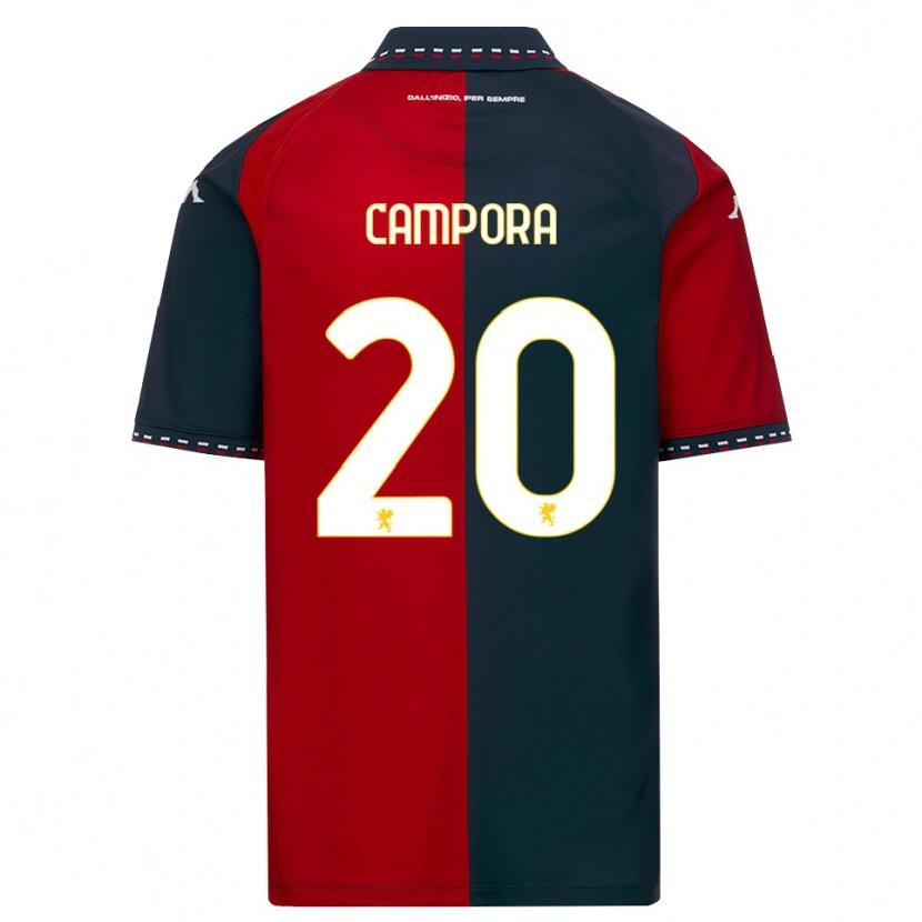 Danxen Niño Camiseta Alice Campora #20 Rojo Negro Blanco 1ª Equipación 2026/27 La Camisa México