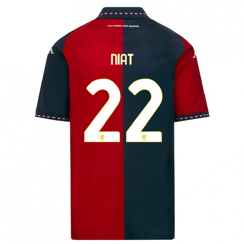 Danxen Niño Camiseta Yahvan Niat #22 Rojo Negro Blanco 1ª Equipación 2026/27 La Camisa México