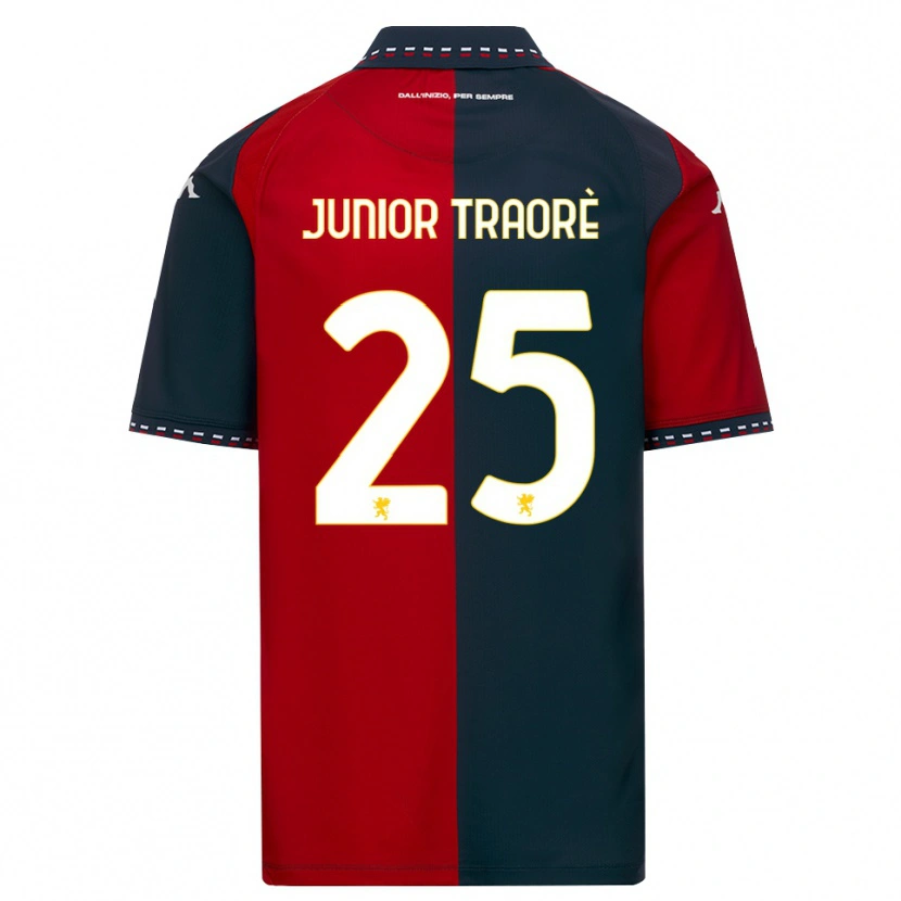 Danxen Niño Camiseta Hamed Traoré #25 Rojo Negro Blanco 1ª Equipación 2026/27 La Camisa México
