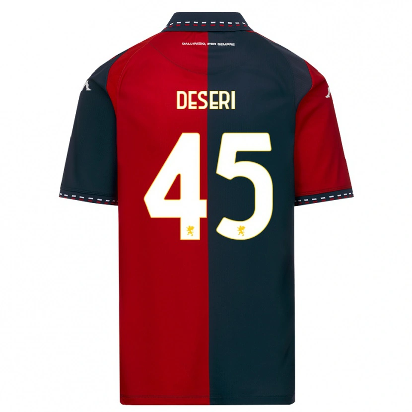 Danxen Niño Camiseta Gracien Deseri #45 Rojo Negro Blanco 1ª Equipación 2026/27 La Camisa México