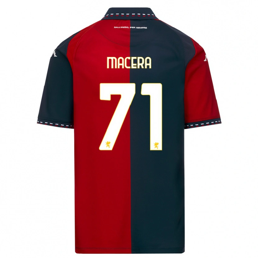 Danxen Niño Camiseta Matilde Macera #71 Rojo Negro Blanco 1ª Equipación 2026/27 La Camisa México
