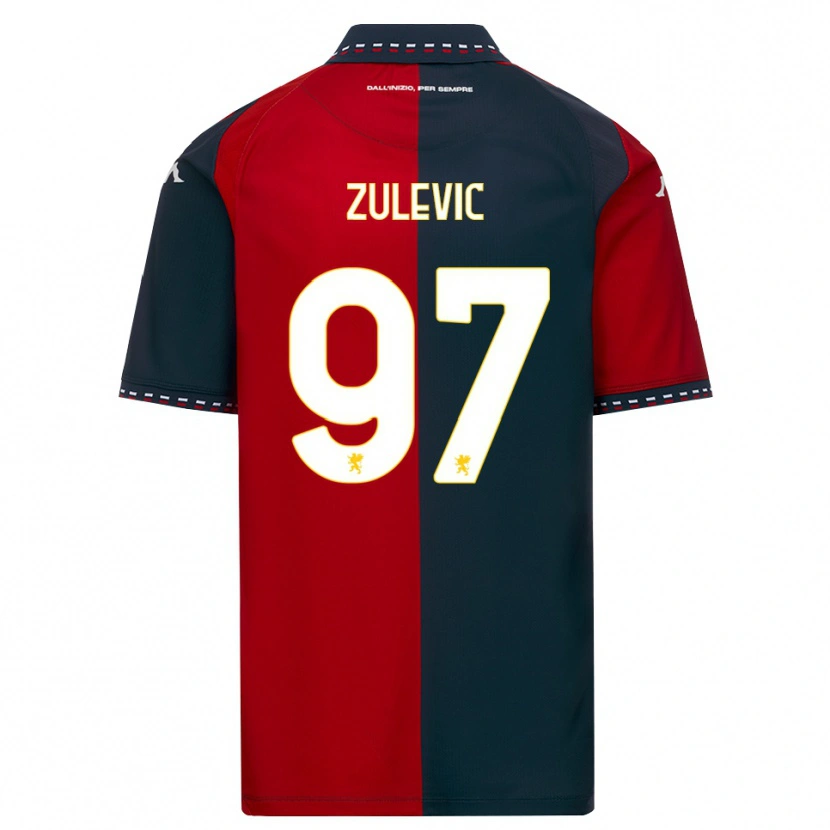 Danxen Niño Camiseta Adam Zulevic #97 Rojo Negro Blanco 1ª Equipación 2026/27 La Camisa México