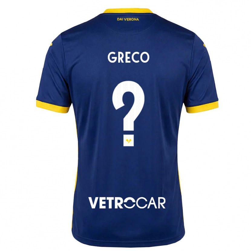 Danxen Niño Camiseta Simone Greco #0 Azul Real Amarillo Blanco 1ª Equipación 2026/27 La Camisa México