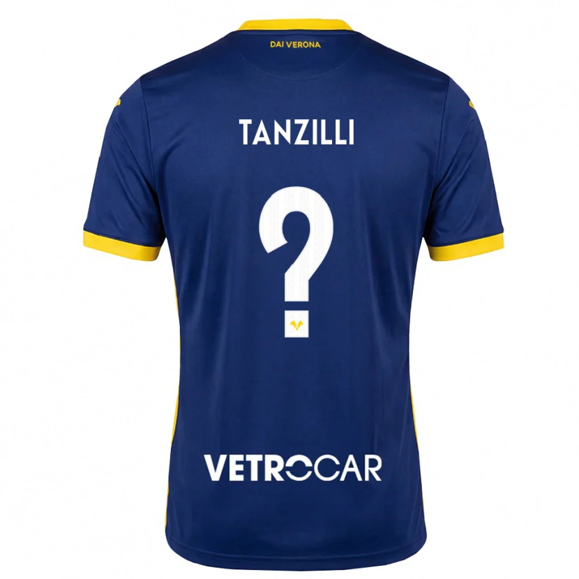 Danxen Niño Camiseta Riccardo Tanzilli #0 Azul Real Amarillo Blanco 1ª Equipación 2026/27 La Camisa México