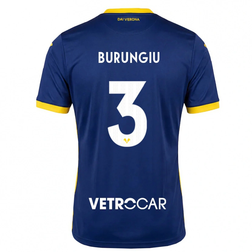 Danxen Niño Camiseta Luca Burungiu #3 Azul Real Amarillo Blanco 1ª Equipación 2026/27 La Camisa México