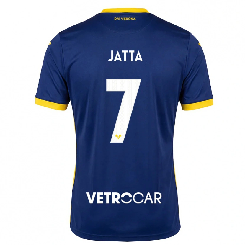 Danxen Niño Camiseta Ebrima Jatta #7 Azul Real Amarillo Blanco 1ª Equipación 2026/27 La Camisa México