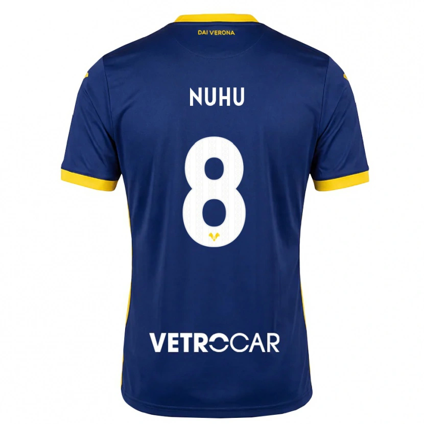 Danxen Niño Camiseta Obed Nuhu #8 Azul Real Amarillo Blanco 1ª Equipación 2026/27 La Camisa México