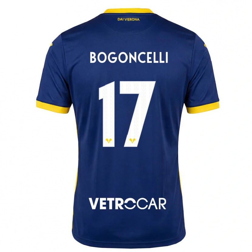 Danxen Niño Camiseta Pietro Bogoncelli #17 Azul Real Amarillo Blanco 1ª Equipación 2026/27 La Camisa México
