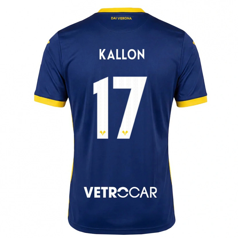 Danxen Niño Camiseta Yayah Kallon #17 Azul Real Amarillo Blanco 1ª Equipación 2026/27 La Camisa México