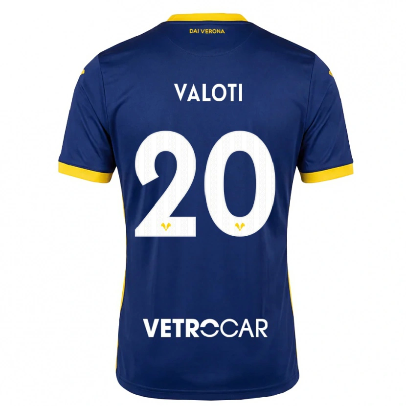 Danxen Niño Camiseta Alessandro Valoti #20 Azul Real Amarillo Blanco 1ª Equipación 2026/27 La Camisa México
