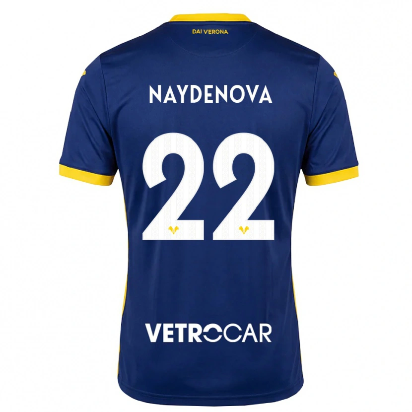 Danxen Niño Camiseta Ivana Naydenova #22 Azul Real Amarillo Blanco 1ª Equipación 2026/27 La Camisa México