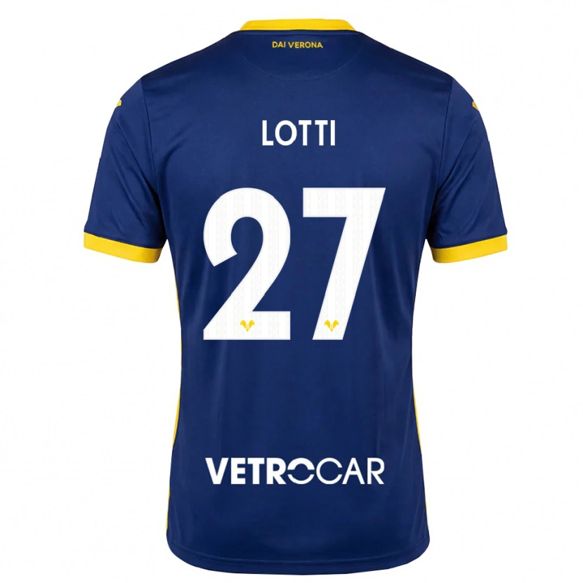 Danxen Niño Camiseta Irene Lotti #27 Azul Real Amarillo Blanco 1ª Equipación 2026/27 La Camisa México