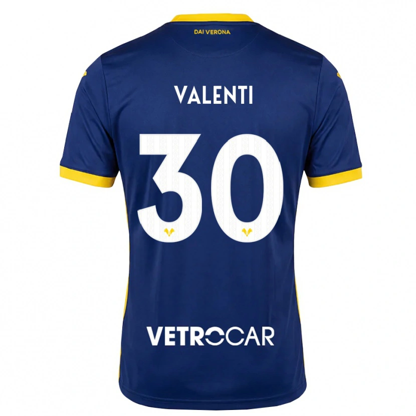 Danxen Niño Camiseta Francesco Valenti #30 Azul Real Amarillo Blanco 1ª Equipación 2026/27 La Camisa México