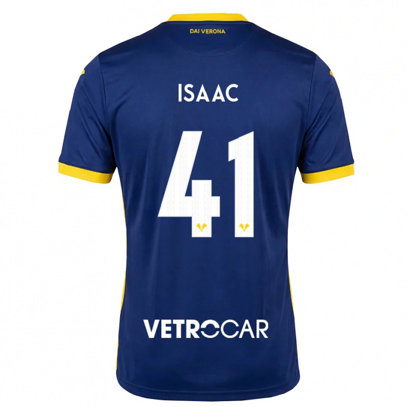 Danxen Niño Camiseta Isaac Aguiar Tomich #41 Azul Real Amarillo Blanco 1ª Equipación 2026/27 La Camisa México