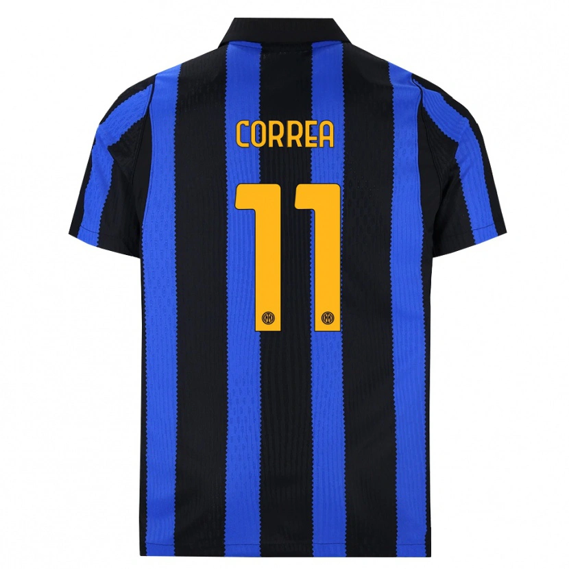 Danxen Niño Camiseta Joaquin Correa #11 Negro Azul Amarillo 1ª Equipación 2026/27 La Camisa México